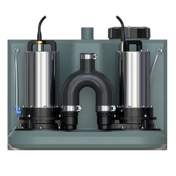 KNS with a cutter for shredding waste with two pumps and a control panel AIZL-SC1100W Double, 18/17.5, 1.1 kW, 220V, 2800 rpm KNS with a cutter for shredding waste with two pumps and a control panel AIZL-SC1100W Double, 18/17.5, 1.1 kW, 220V, 2800 rpm