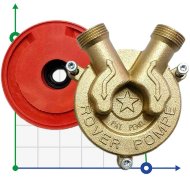 Cuerpo bomba ROVER POMPEBE-M 30/35 - 2003 codigo 470035 Cuerpo bomba ROVER POMPEBE-M 30/35 - 2003 codigo 470035