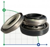 Sello mecánico Ebara R-LPS 35, CЕR/CAR, NBR, 304 Sello mecánico Ebara R-LPS 35, CЕR/CAR, NBR, 304