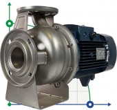 BZ 40-160/3 Abwasserkreiselpumpe, Blockbauweise, Edelstahl BZ 40-160/3 Abwasserkreiselpumpe, Blockbauweise, Edelstahl