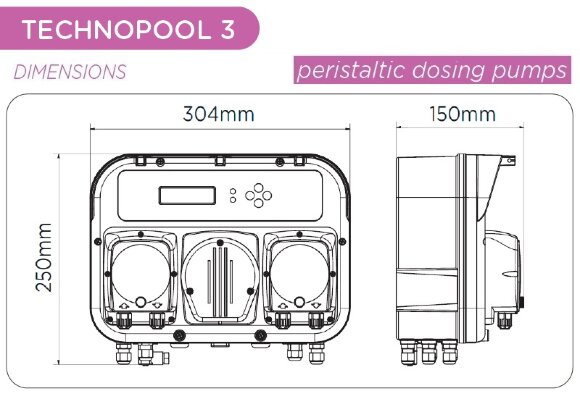 Bomba dosificadora peristáltica triple AQUA PDP TECHNOPOOL 3 TT-PH-TT 1.4-1/1.4-1/1.4-1 SANT/SANT/SANT 230V NEGRA Bomba dosificadora peristáltica triple AQUA PDP TECHNOPOOL 3 TT-PH-TT 1.4-1/1.4-1/1.4-1 SANT/SANT/SANT 230V NEGRA