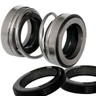 Double mechanical seal for pump shaft R-208 10, SIC/SIC/SIC/SIC, VITON, 304 Double mechanical seal for pump shaft R-208 10, SIC/SIC/SIC/SIC, VITON, 304