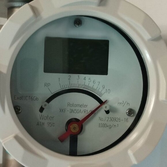 DN50 Stainless steel flow meter rotameter LZ PN16 (water), 0...10 000 l/h, 4-20mA, Ex DN50 Stainless steel flow meter rotameter LZ PN16 (water), 0...10 000 l/h, 4-20mA, Ex