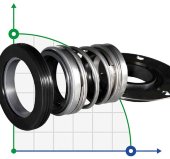 Cierre mecánico para bomba Tsurumi R-260TS 20, SIC/SIC/SIC/SIC, VITON, 304 Cierre mecánico para bomba Tsurumi R-260TS 20, SIC/SIC/SIC/SIC, VITON, 304