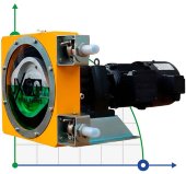 Индустриальный шланговый насос JXHIN-20-AL-NBR-P, 391 л/час, 0,55 кВт, 10 бар, 380В Индустриальный шланговый насос JXHIN-20-AL-NBR-P, 391 л/час, 0,55 кВт, 10 бар, 380В