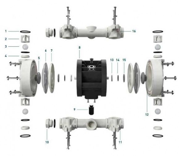 Joint de réparation DEBEM 128 VITON Joint de réparation DEBEM 128 VITON