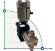 Bomba dosificadora de ácido nítrico con motor de émbolo AQUA PSH, AISI 316L, 26 l/h, 26 bar, 0,37 kW, 380V
