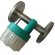 DN50 Caudalímetro de acero inoxidable rotámetro LZ PN16 (mezcla de alcohol al 40%), 0...10 000 l/h, 4-20mA, Ex