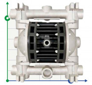 Bomba neumática de membrana BOXER 150 Alu IB150-AL-HTTRT-- Bomba neumática de membrana BOXER 150 Alu IB150-AL-HTTRT--