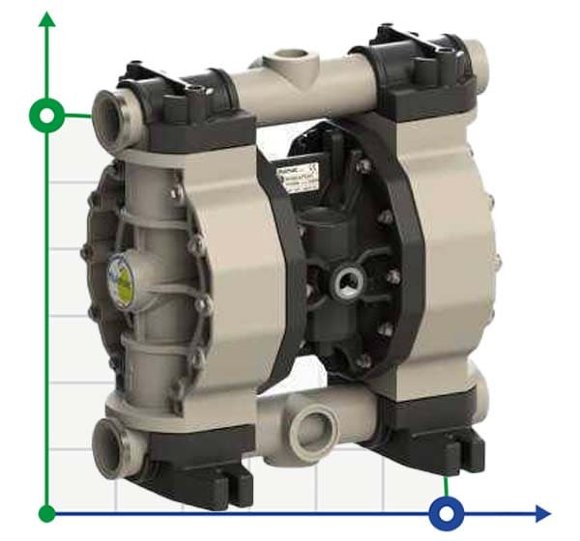 PHOENIX P250 PP HYTREL ATEX пневматичний мембранний насос