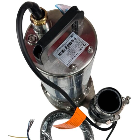 Stainless steel sewage pump AIZL-S150, 27/19.5, 1.5 kW, 220V, 2800 rpm