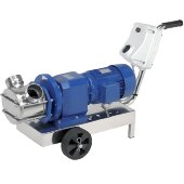 Bomba de impulsor para mosto de uva LIVERANI RID MAXI 80 NR TF 4,5-3,3kW, 600-300rpm, 380V con reductora, sobre carro con panel de control CE