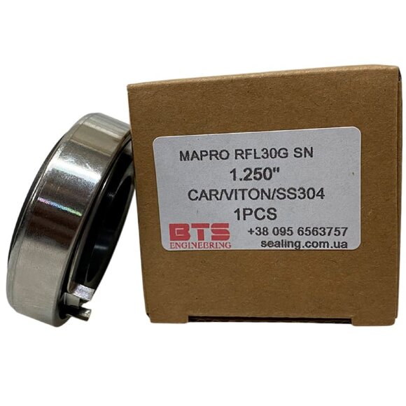 Sello mecánico MAPRO RFL30G SN 1,1/4 pulgadas para compresores rotativos de biogás, en materiales CAR/VITON, 304 Sello mecánico MAPRO RFL30G SN 1,1/4 pulgadas para compresores rotativos de biogás, en materiales CAR/VITON, 304