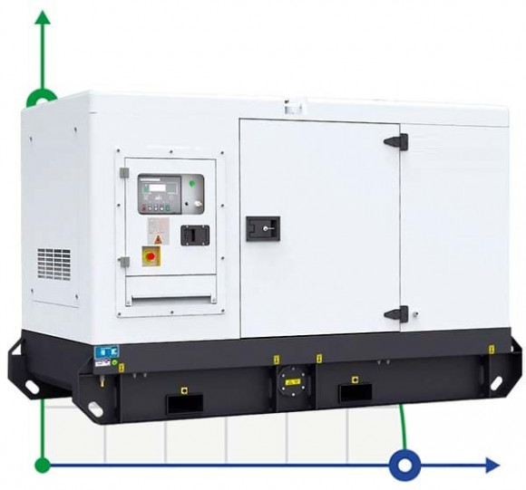 Промышленный дизельный генератор XHYP-24GF с ATS, двигатель Perkins 30kVA, 24kW, 380V/50HZ закрытого типа