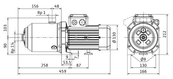 MEDANA CH1-L.604-1/E/E/10T насос WILO многоступенчатый для водоснабжения