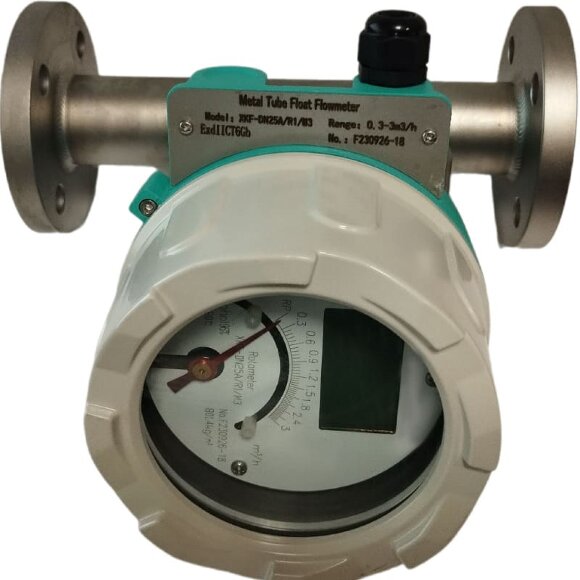 DN25 Stainless steel flowmeter rotameter LZ PN16 (96% alcohol), 0...3,000 l/h, 4-20mA, Ex DN25 Stainless steel flowmeter rotameter LZ PN16 (96% alcohol), 0...3,000 l/h, 4-20mA, Ex