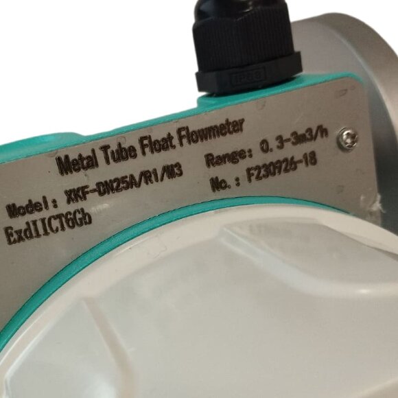 DN25 Stainless steel flowmeter rotameter LZ PN16 (96% alcohol), 0...3,000 l/h, 4-20mA, Ex DN25 Stainless steel flowmeter rotameter LZ PN16 (96% alcohol), 0...3,000 l/h, 4-20mA, Ex