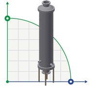 Rohrbündel-Wärmetauscher-Kondensator W6.203, 10 m2 Rohrbündel-Wärmetauscher-Kondensator W6.203, 10 m2