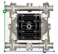 Bomba neumática de membrana BOXER 150 AISI 316 IB150-A-HTTAT-- Bomba neumática de membrana BOXER 150 AISI 316 IB150-A-HTTAT--