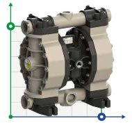 PHOENIX P250 PP SANTOPRENE ATEX пневматический мембранный насос PHOENIX P250 PP SANTOPRENE ATEX пневматический мембранный насос