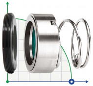 Pumpendichtung R-120P 50, SIC/SIC, VITON, 304 Pumpendichtung R-120P 50, SIC/SIC, VITON, 304