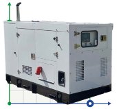 Generador diesel industrial XHYP-36GF con ATS, motor Perkins 50kVA, 36kW, 380V/50HZ tipo cerrado Generador diesel industrial XHYP-36GF con ATS, motor Perkins 50kVA, 36kW, 380V/50HZ tipo cerrado
