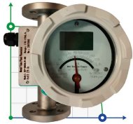 DN25 Stainless steel flow meter rotameter LZ PN40 (alcohol 96%), 180...1700 l/h, 4-20mA, Ex DN25 Stainless steel flow meter rotameter LZ PN40 (alcohol 96%), 180...1700 l/h, 4-20mA, Ex