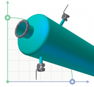 Kolumna przyspieszenia głównej frakcji alkoholu etylowego 400 nakręcana Kolumna przyspieszenia głównej frakcji alkoholu etylowego 400 nakręcana