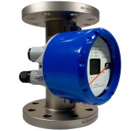 DN65 Durchflussmesser (Rotameter) aus Edelstahl KLZDN65-1/PN16 (22 % Öl, 78 % Lösungsmittel (Hexan) 750 kg/m3, 40-60 °C) 4000~40000 l/h, 4-20 mA, Ex