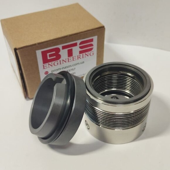 Уплотнение вала с металлическим сильфоном R-680 50, SIC/SIC, VITON, AM350/316