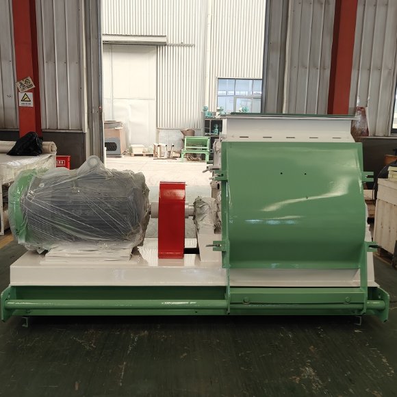 FSFP 66*80 grain hammer mill with a capacity of 5 t/h, 90 kW