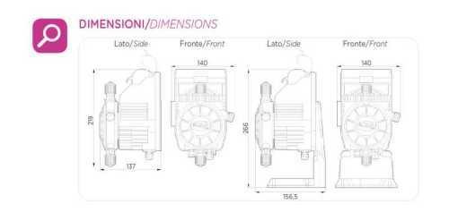 Dosing pump PDE HC100 06-02 230V PP-GL-VT Dosing pump PDE HC100 06-02 230V PP-GL-VT