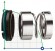 Uszczelnienie pompy R-108U 45, SIC/SIC, PTFE, 304, T5F