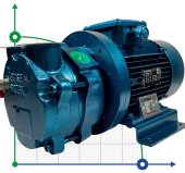 Bomba de vacío para secado ESV 115/30, 25 m3/h, 0,75 kW, 3000 rpm Bomba de vacío para secado ESV 115/30, 25 m3/h, 0,75 kW, 3000 rpm