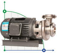 Pumpe für Ammoniumfluorsilikat QHS-80-10, AISI 316 Pumpe für Ammoniumfluorsilikat QHS-80-10, AISI 316