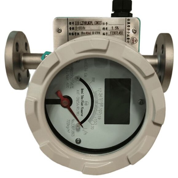 DN15 Stainless steel flow meter rotameter LZ PN40 (alcohol 96%), 17...170 l/h, 4-20mA, Ex DN15 Stainless steel flow meter rotameter LZ PN40 (alcohol 96%), 17...170 l/h, 4-20mA, Ex