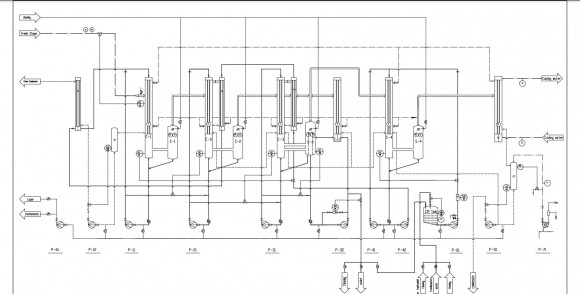 12,6T вакуум-випарна установка концентрації спиртової барди (4-ступені) для спиртового заводу потужністю 6000 дал спирту на добу