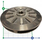 Рабочее колесо для BTKF-K 32-125, 120mm Рабочее колесо для BTKF-K 32-125, 120mm