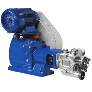 Однопоршневий насос подвійної дії POMPA S75-S Inox AISI 316 5 м3/год для фільтр-пресів