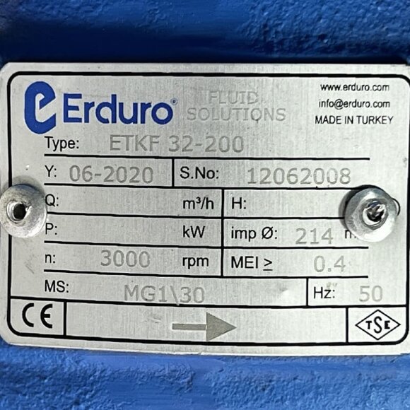BTKF 32-200 - насос одноступенчатый консольный, без двигателя (3000) BTKF 32-200 - насос одноступенчатый консольный, без двигателя (3000)