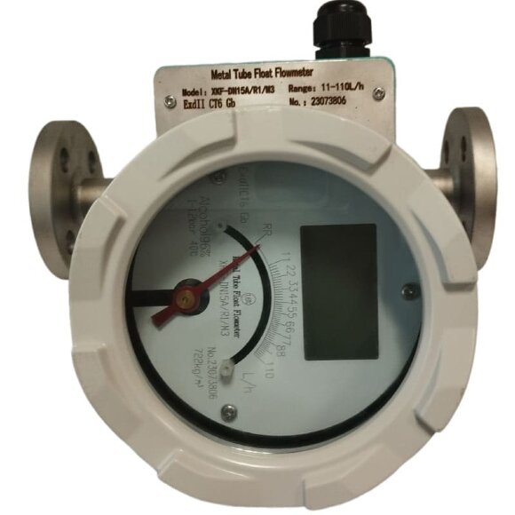 DN15 Stainless steel flow meter rotameter LZ PN40 (alcohol 96%), 11...110 l/h, 4-20mA, Ex DN15 Stainless steel flow meter rotameter LZ PN40 (alcohol 96%), 11...110 l/h, 4-20mA, Ex