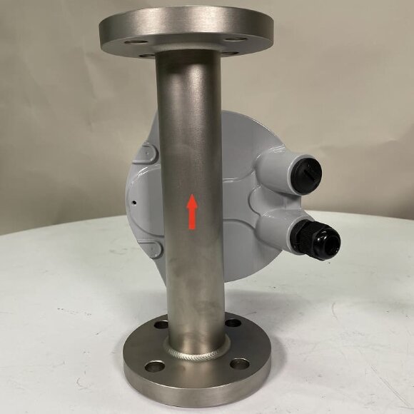 DN25 Débitmètre rotamètre acier inoxydable KLZZ PN6 (mélange d'alcool liquide C2H5OH 30%), 0.6...6.3 m3/h, 4-20mA, Ex DN25 Débitmètre rotamètre acier inoxydable KLZZ PN6 (mélange d'alcool liquide C2H5OH 30%), 0.6...6.3 m3/h, 4-20mA, Ex