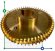 Impeller for vortex oil pump WM-033 brass
