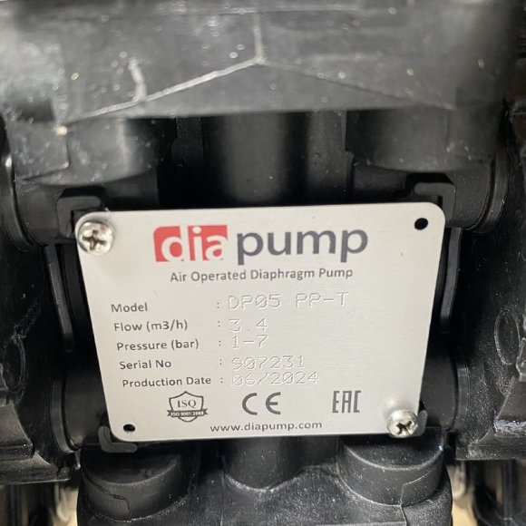 Насос ATEX DiaPump DP 05 PP/T взрывобезопасный мембранный Насос ATEX DiaPump DP 05 PP/T взрывобезопасный мембранный