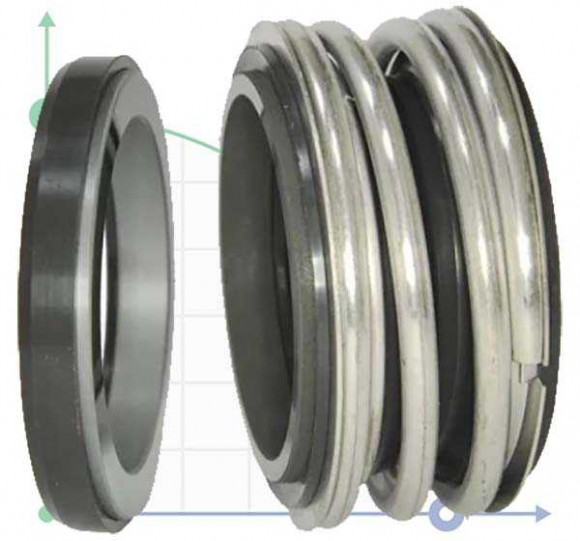 Уплотнение вала насоса R-MG1 22, CAR/SIC, EPDM, 304, G4