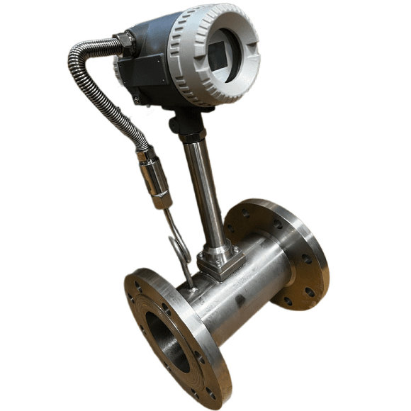 DN100 Stainless steel vortex flow meter LUGB-D PN16 RF DIN flange, for steam, 0.7-7 t/h <1.6 MPa, <250°C, 4-20mA, ExdIIBT6 DN100 Stainless steel vortex flow meter LUGB-D PN16 RF DIN flange, for steam, 0.7-7 t/h <1.6 MPa, <250°C, 4-20mA, ExdIIBT6