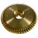 Impeller for vortex oil pump WM-05 brass