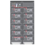 Високовольтна акумуляторна шафа TH-576/280R/HV, LiFePO4, LFP Високовольтна акумуляторна шафа TH-576/280R/HV, LiFePO4, LFP