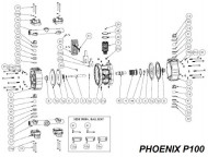 Нижний зажим коллектора, AISI 316 POLISHED, PHOENIX P100 Нижний зажим коллектора, AISI 316 POLISHED, PHOENIX P100