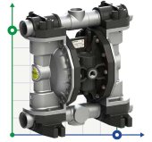 PHOENIX P250 ALU HYTREL ATEX pompa membranowa pneumatyczna PHOENIX P250 ALU HYTREL ATEX pompa membranowa pneumatyczna